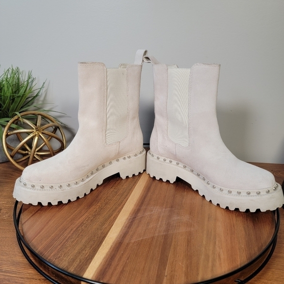 Vince Camuto Meendey Platform Chelsea Boot Chunky Lug Sole Heels Size 7 - Picture 8 of 17